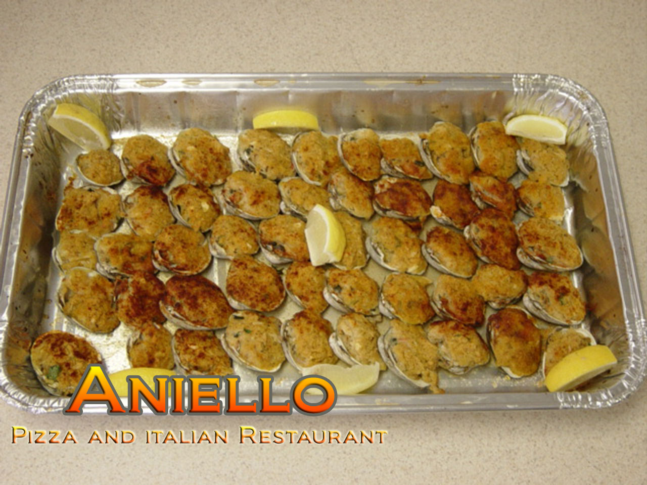 Stuffed Clams Tray